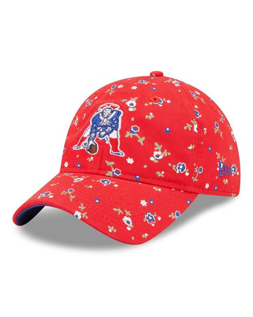 New Era New England Patriots Floral 9TWENTY Adjustable Hat