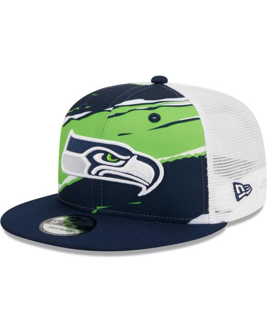 New Era College Seattle Seahawks Tear Trucker 9FIFTY Snapback Hat