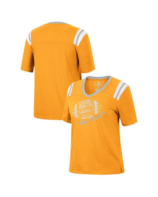 Colosseum Tennessee Volunteers 15 Min Early Football V-Neck T-shirt