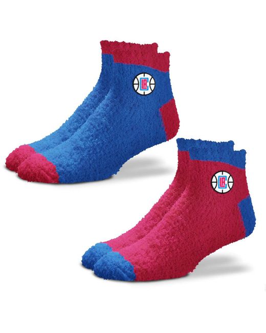 For Bare Feet La Clippers 2-Pack Team Sleep Soft Socks