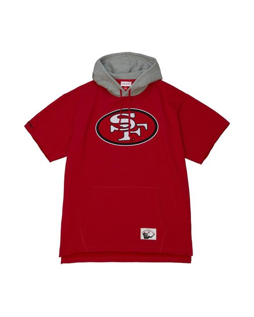 Mitchell & Ness San Francisco 49ers Postgame Short Sleeve Hoodie