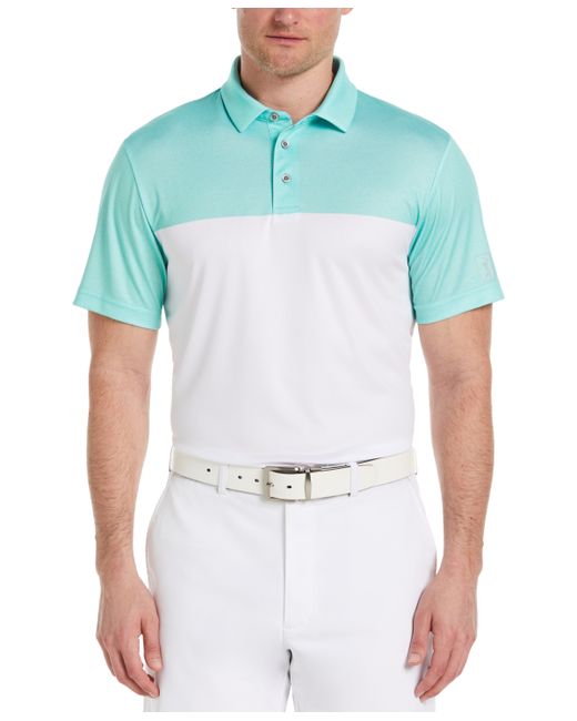 PGA Tour Airflux Colorblock Short-Sleeve Golf Polo Shirt