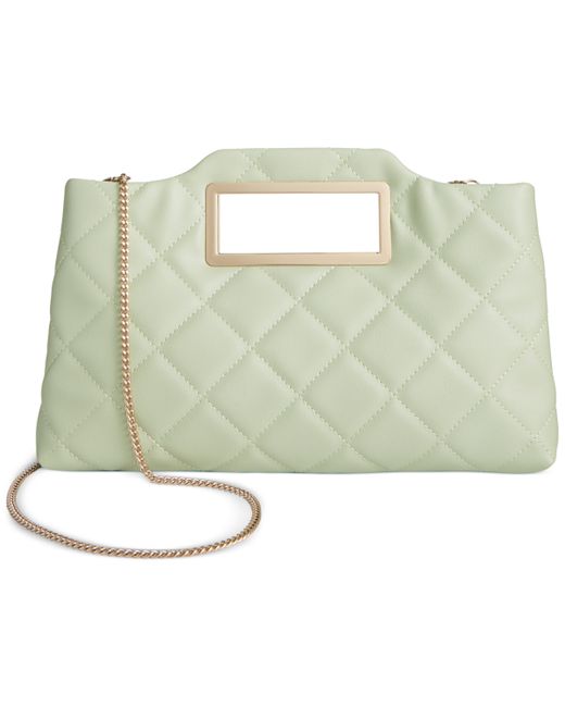I.N.C. International Concepts Juditth Handle Quilted Clutch Created for