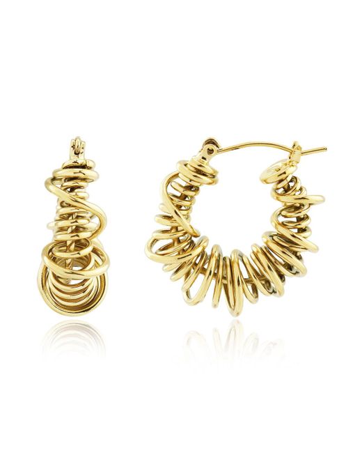 Rebl Jewelry Briar Spiral Hoop Earrings