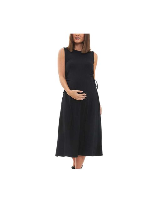 Ripe Maternity Carol Rib A-line Cut Out Dress