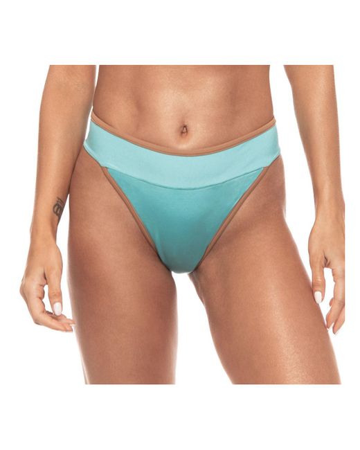 Guria Beachwear Contrast Detail High Cut Banded Bikini Bottom