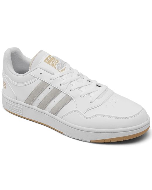 Adidas Hoops 3.0 Low Classic Vintage-Like Casual Sneakers from Finish Line