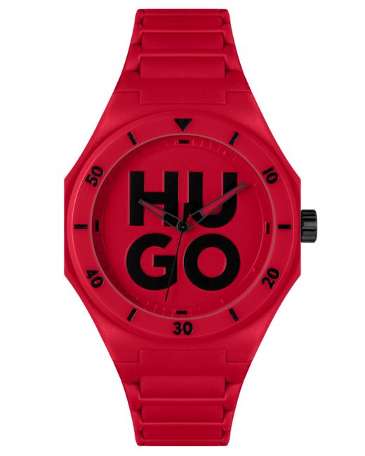 Hugo Boss Grail Quartz Silicone Watch 42mm