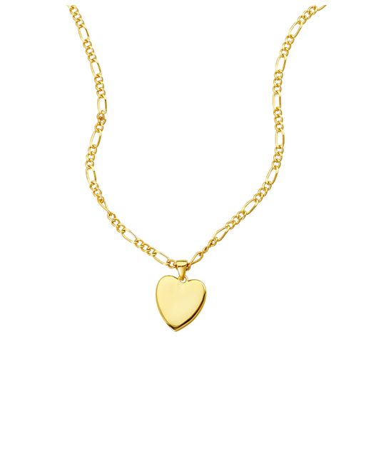 Adornia Figaro Chain Heart Necklace