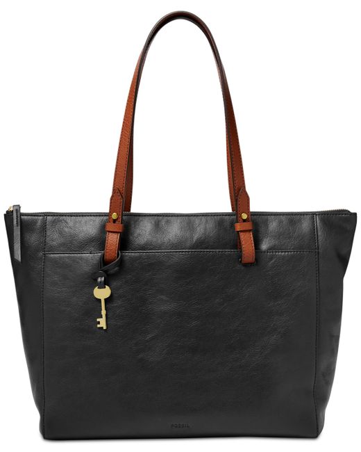 Fossil Rachel Leather Tote with Zipper
