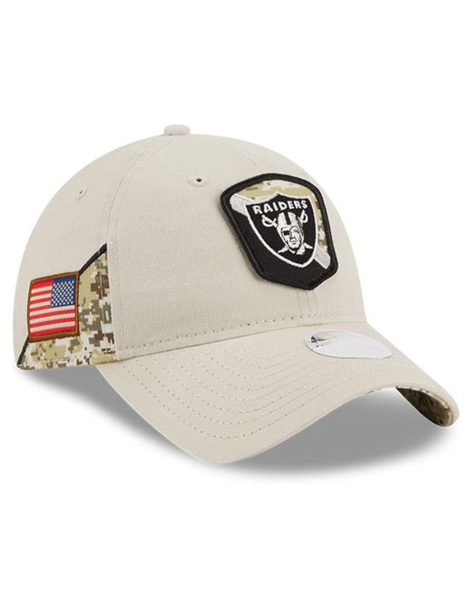 New Era Las Vegas Raiders 2023 Salute To Service 9TWENTY Adjustable Hat