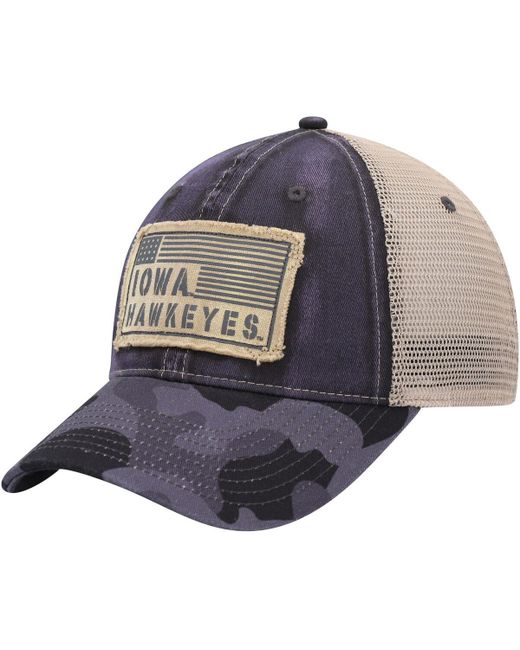 Colosseum Iowa Hawkeyes Oht Military-Inspired Appreciation United Trucker Snapback Hat