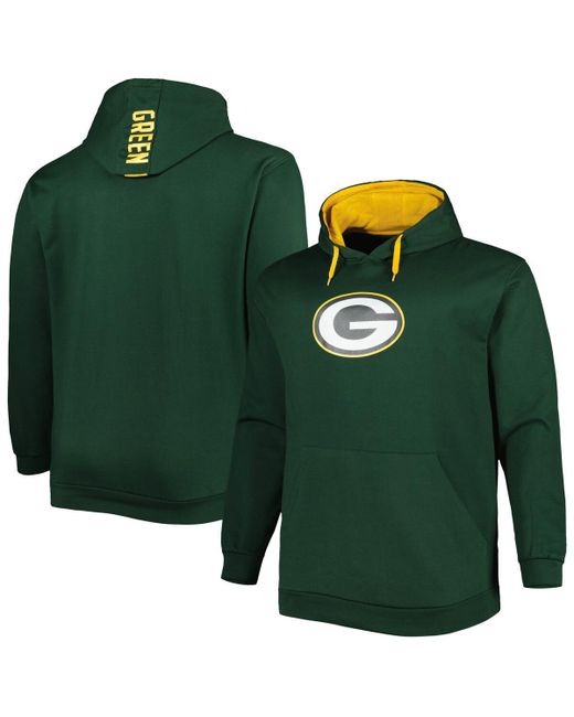 Profile Bay Packers Big and Tall Logo Pullover Hoodie