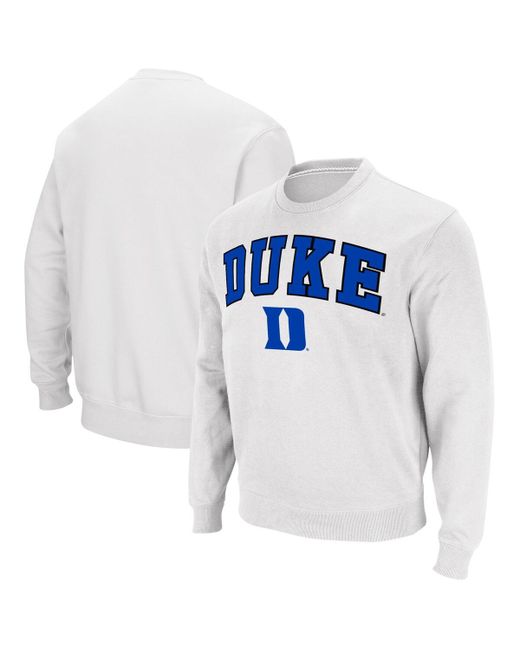 Colosseum Duke Blue Devils Arch Logo Pullover Sweatshirt