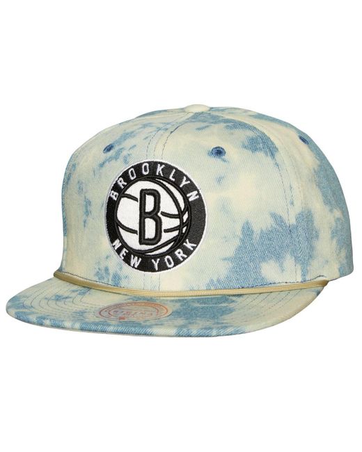 Mitchell & Ness Brooklyn Nets Acid Wash Snapback Hat