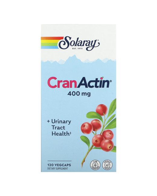 Solaray CranActin Urinary Tract Health 400 mg Veg Caps