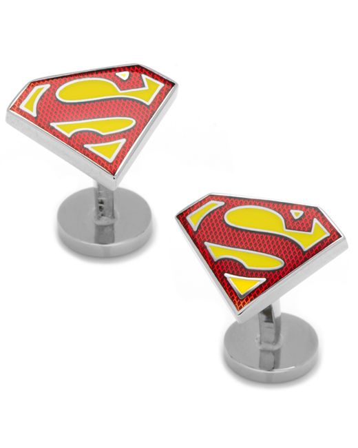 Cufflinks, Inc. Textured Superman Shield