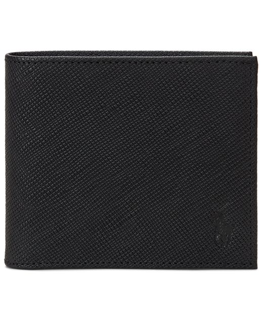 Polo Ralph Lauren Textured Saffiano Leather Billfold Wallet