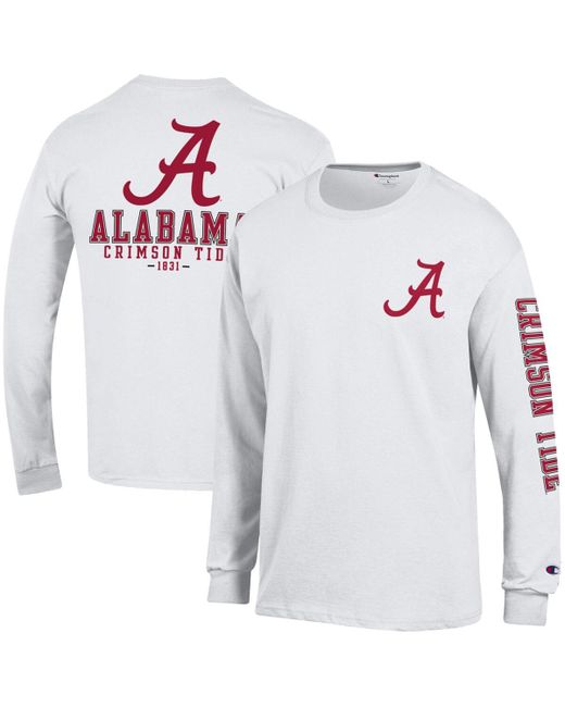 Champion Alabama Crimson Tide Team Stack 3-Hit Long Sleeve T-shirt