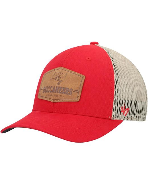 '47 Brand 47 Natural Tampa Bay Buccaneers Rawhide Trucker Adjustable Hat