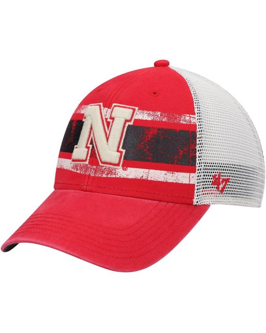 '47 Brand 47 Brand Nebraska Huskers Interlude Mvp Trucker Snapback Hat