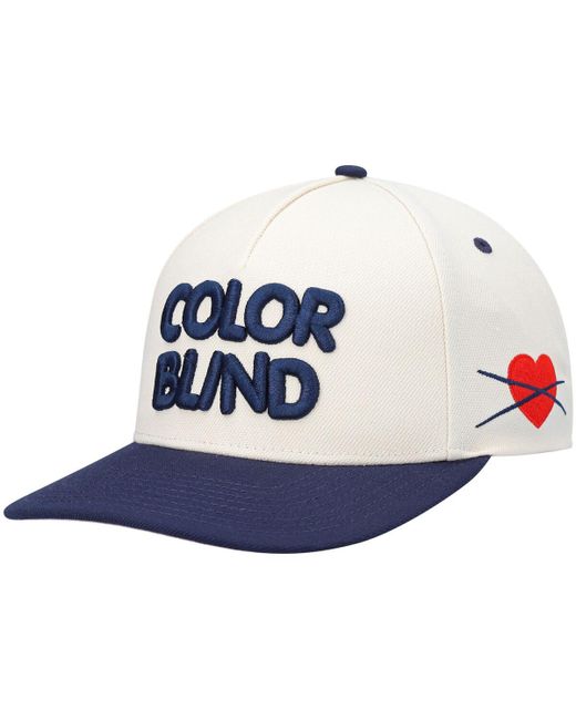 Color Blind Navy Love Yourself Adjustable Snapback Hat