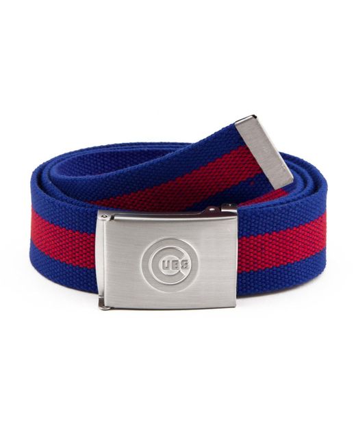 Eagles Wings Chicago Cubs Fabric Belt Red