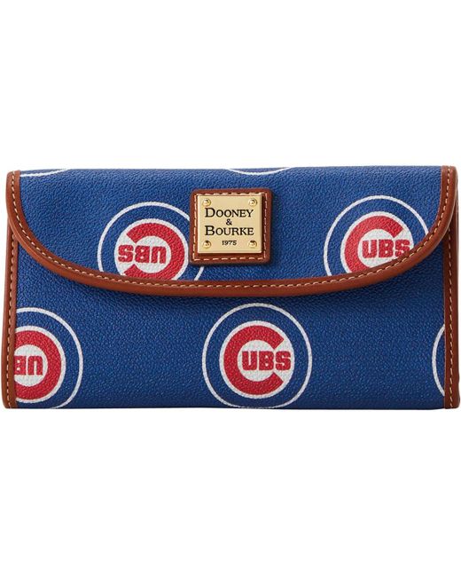 Dooney &amp; Bourke Chicago Cubs Sporty Monogram Continental Clutch Brown