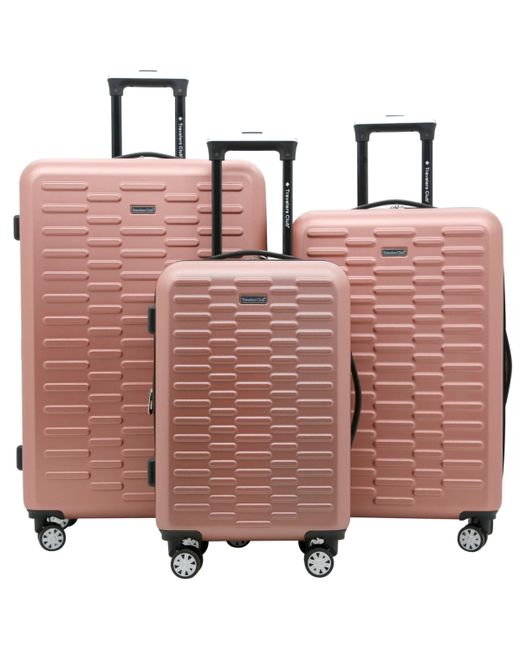 Travelers Club 3-Pc. Shannon Spinner Expandable Luggage Set