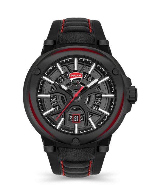 Ducati Corse Partenza Collection Timepiece Silicon Strap Watch 49mm