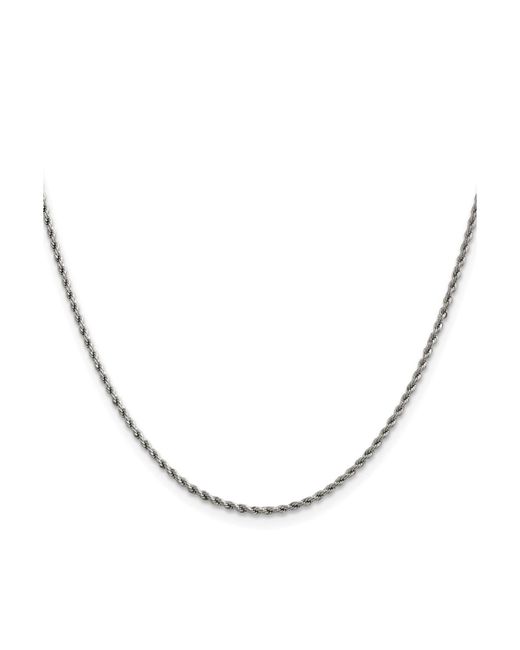 Chisel Polished 1.5mm Rope Chain Necklace