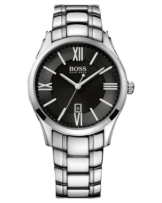 Boss Hugo Ambassador Stainless Steel Bracelet Watch 43mm