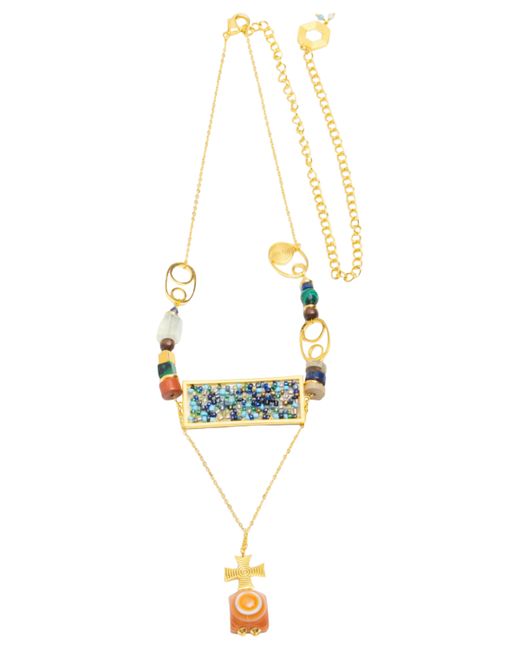 Nectar Nectar New York 18k Gold-Plated Donyshee Statement Necklace 24 10 extender