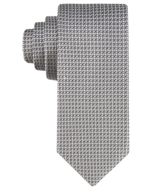 Calvin Klein Solid Geo-Print Tie
