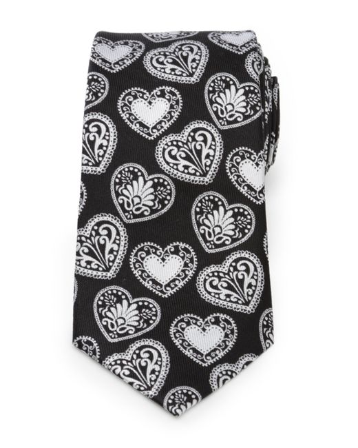 Cufflinks, Inc. Paisley Heart Tie White