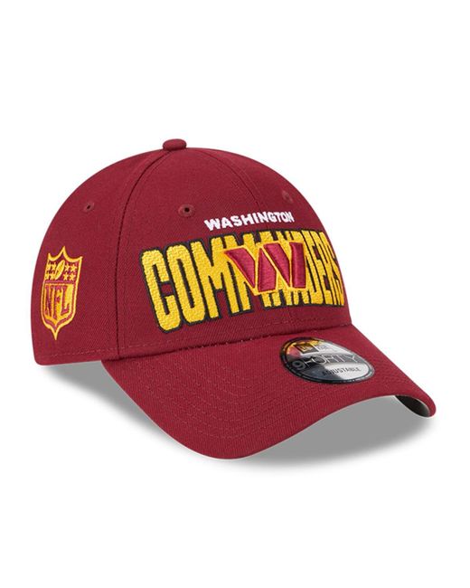 New Era Washington Commanders 2023 Nfl Draft 9FORTY Adjustable Hat
