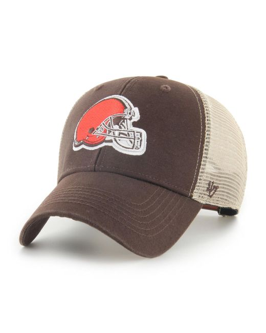 '47 Brand 47 Natural Cleveland Browns Flagship Mvp Snapback Hat