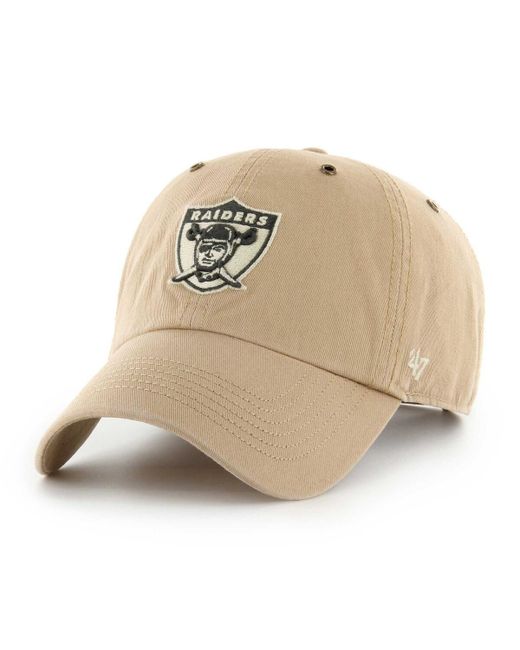'47 Brand 47 Brand Las Vegas Raiders Overton Clean Up Adjustable Hat
