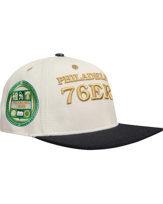 Pro Standard Black Philadelphia 76ers Album Cover Snapback Hat