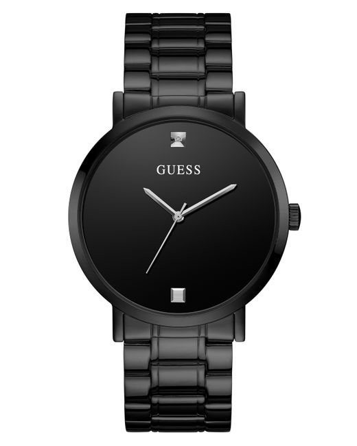 Guess Diamond-Accent Stainless Steel Bracelet Watch 44mm