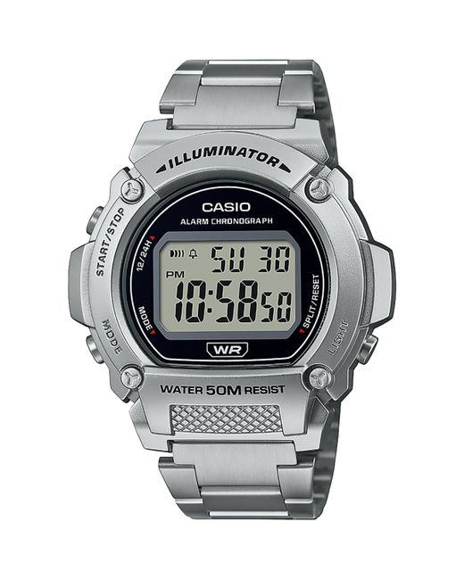 Casio Digital tone Stainless Steel Watch 47mm