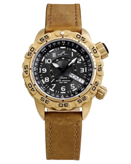 Abingdon Co. Abingdon Co. Jane Leather Strap Watch 35mm