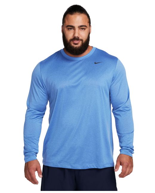 Nike Relaxed-Fit Long-Sleeve Fitness T-Shirt