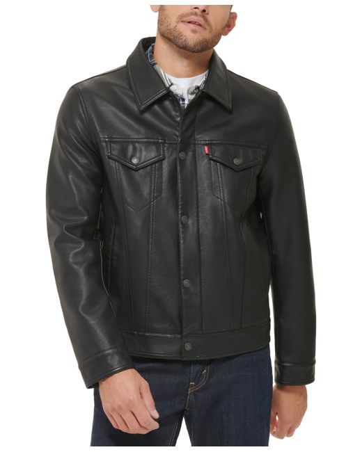 Levi's Faux Leather Trucker Jacket
