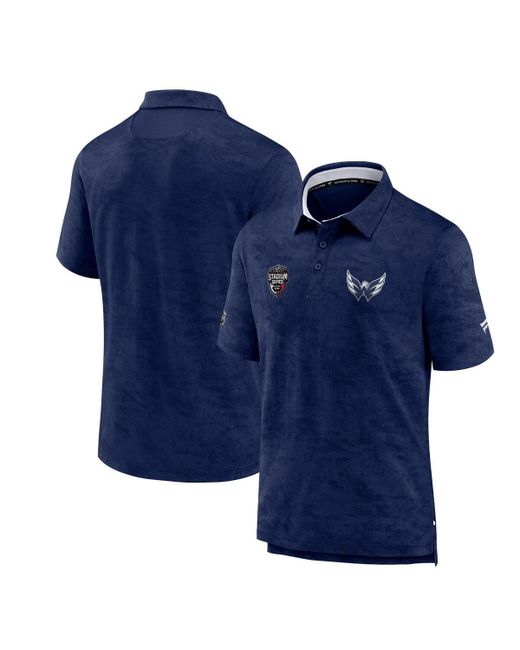 Fanatics Washington Capitals 2023 Nhl Stadium Series Authentic Pro Polo Shirt