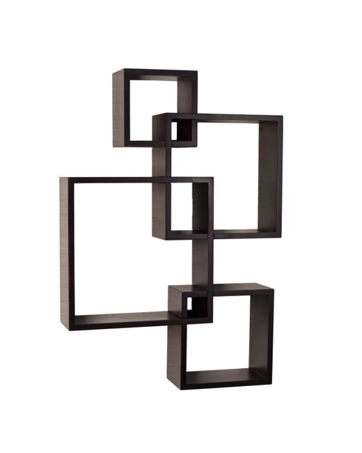 Danya B . Intersecting Cube Shelves