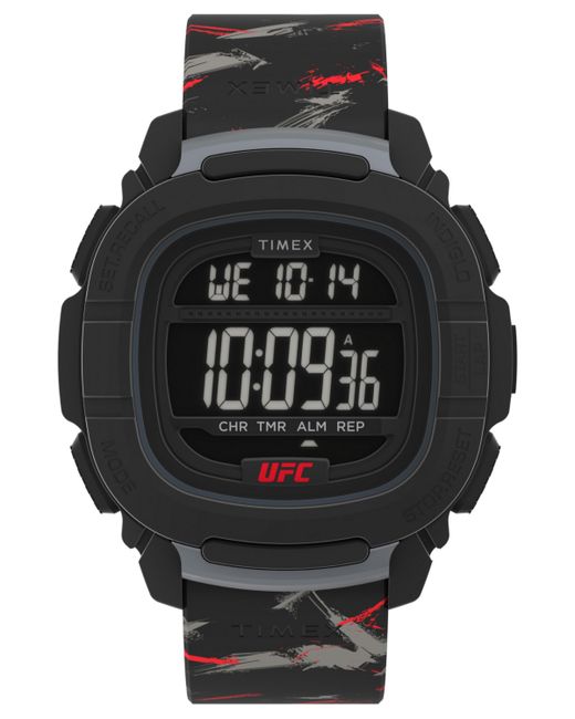 Timex Ufc Shockxl Digital Polyurethane Watch 47mm