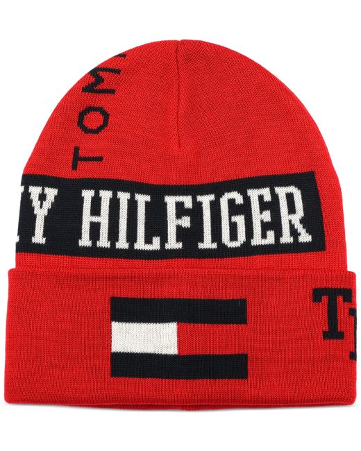 Tommy Hilfiger Logo Graphic Cuffed Hat