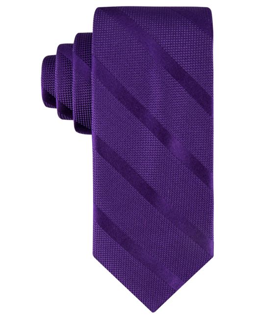 Tommy Hilfiger Solid Textured Stripe Tie
