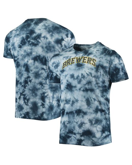 New Era Milwaukee Brewers Team Tie-Dye T-shirt
